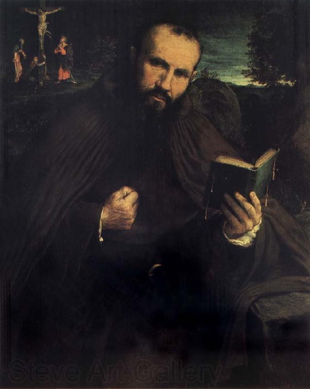 Lorenzo Lotto Portrait of Brother Gregorio da Vicenza Norge oil painting art